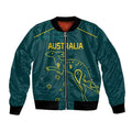Custom Australia Rugby Bomber Jacket Proud of Aussie Kangaroo