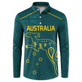 Custom Australia Rugby Button Sweatshirt Proud of Aussie Kangaroo