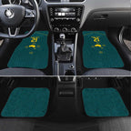 Custom Australia Rugby Car Mats Proud of Aussie Kangaroo