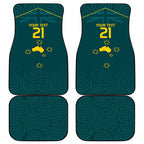 Custom Australia Rugby Car Mats Proud of Aussie Kangaroo