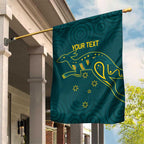 Custom Australia Rugby Garden Flag Proud of Aussie Kangaroo