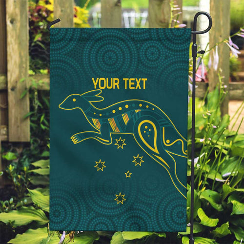 Custom Australia Rugby Garden Flag Proud of Aussie Kangaroo