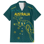 Custom Australia Rugby Hawaiian Shirt Proud of Aussie Kangaroo