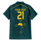 Custom Australia Rugby Hawaiian Shirt Proud of Aussie Kangaroo