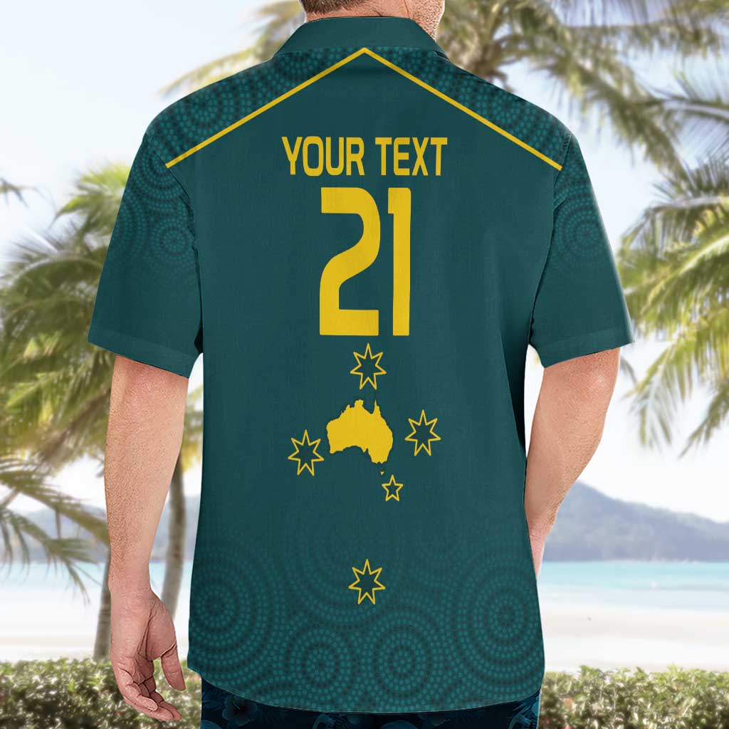 Custom Australia Rugby Hawaiian Shirt Proud of Aussie Kangaroo
