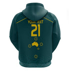 Custom Australia Rugby Hoodie Proud of Aussie Kangaroo