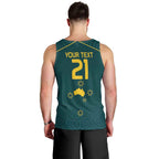 Custom Australia Rugby Men Tank Top Proud of Aussie Kangaroo