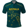 Custom Australia Rugby Polo Shirt Proud of Aussie Kangaroo