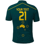 Custom Australia Rugby Polo Shirt Proud of Aussie Kangaroo