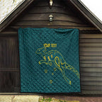 Custom Australia Rugby Quilt Proud of Aussie Kangaroo