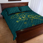 Custom Australia Rugby Quilt Bed Set Proud of Aussie Kangaroo