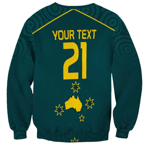 Custom Australia Rugby Sweatshirt Proud of Aussie Kangaroo