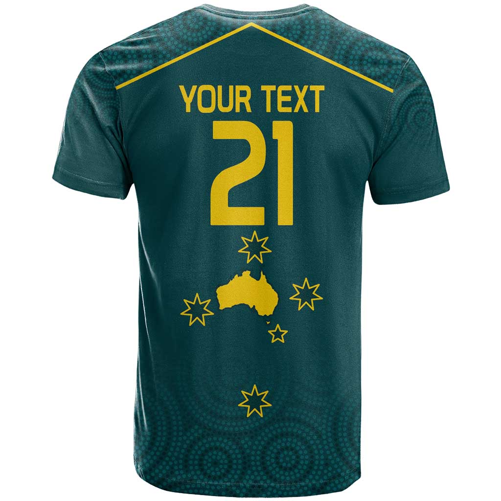 Custom Australia Rugby T Shirt Proud of Aussie Kangaroo
