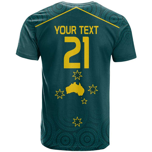 Custom Australia Rugby T Shirt Proud of Aussie Kangaroo