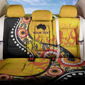 Australia Bushfire Aboriginal Personalised Back Car Seat Cover Bush Fire Dreaming - Aussie Hoodie