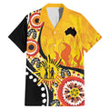 Australia Bushfire Aboriginal Personalised Family Matching Mermaid Dress and Hawaiian Shirt Bush Fire Dreaming - Aussie Hoodie