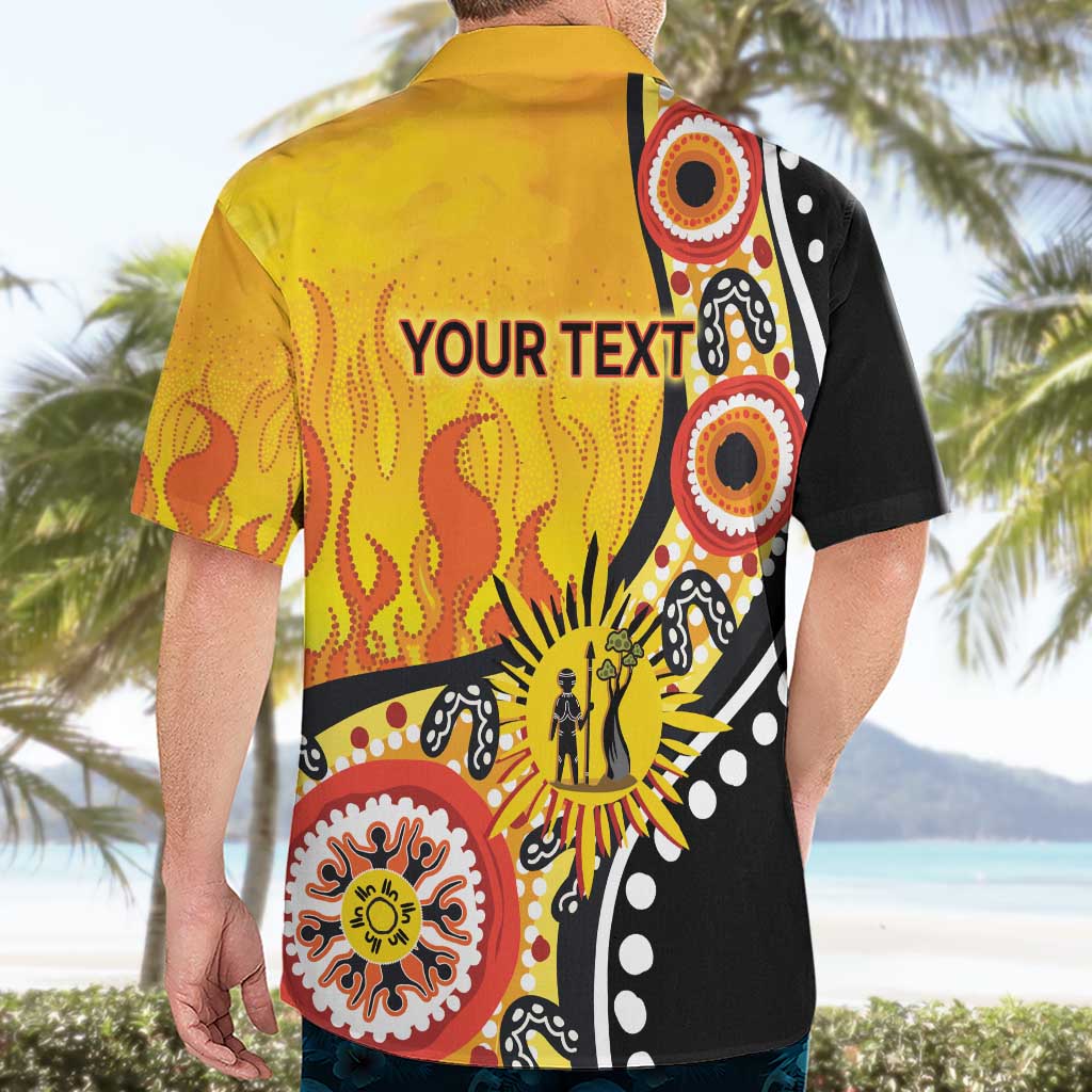 Australia Bushfire Aboriginal Personalised Hawaiian Shirt Bush Fire Dreaming - Aussie Hoodie