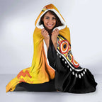 Australia Bushfire Aboriginal Personalised Hooded Blanket Bush Fire Dreaming - Aussie Hoodie