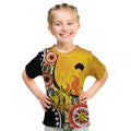 Australia Bushfire Aboriginal Personalised Kid T Shirt Bush Fire Dreaming - Aussie Hoodie