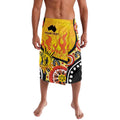 Australia Bushfire Aboriginal Personalised Lavalava Bush Fire Dreaming - Aussie Hoodie
