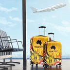 Australia Bushfire Aboriginal Personalised Luggage Cover Bush Fire Dreaming - Aussie Hoodie