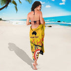 Australia Bushfire Aboriginal Personalised Sarong Bush Fire Dreaming - Aussie Hoodie