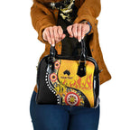 Australia Bushfire Aboriginal Personalised Shoulder Handbag Bush Fire Dreaming - Aussie Hoodie