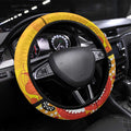 Australia Bushfire Aboriginal Steering Wheel Cover Bush Fire Dreaming - Aussie Hoodie