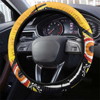 Australia Bushfire Aboriginal Steering Wheel Cover Bush Fire Dreaming - Aussie Hoodie