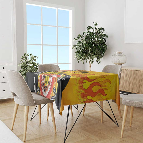 Australia Bushfire Aboriginal Personalised Tablecloth Bush Fire Dreaming - Aussie Hoodie