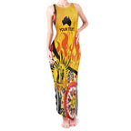 Australia Bushfire Aboriginal Personalised Tank Maxi Dress Bush Fire Dreaming - Aussie Hoodie