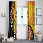 Australia Bushfire Aboriginal Personalised Window Curtain Bush Fire Dreaming - Aussie Hoodie