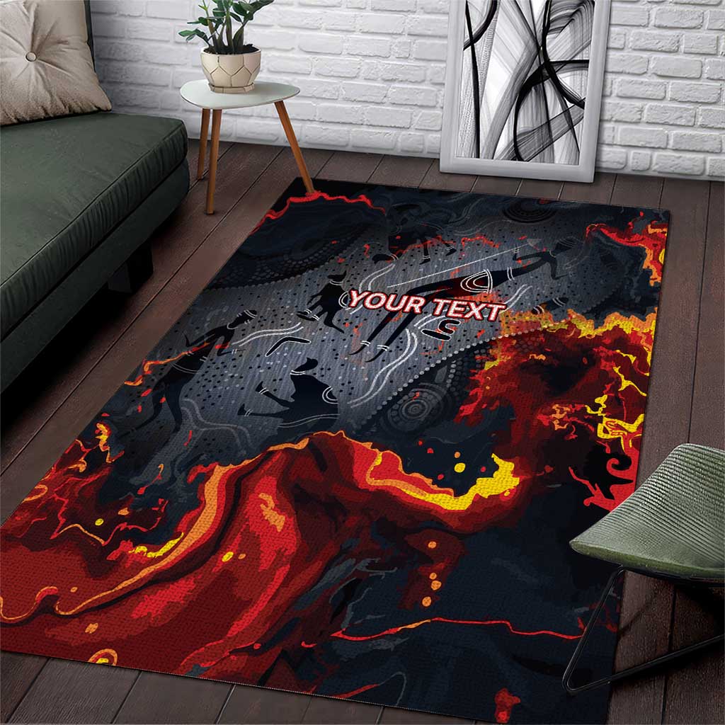 Australia Bushfire Aboriginal Personalised Area Rug Fire Dreaming Healing Country - Aussie Hoodie