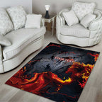 Australia Bushfire Aboriginal Personalised Area Rug Fire Dreaming Healing Country - Aussie Hoodie
