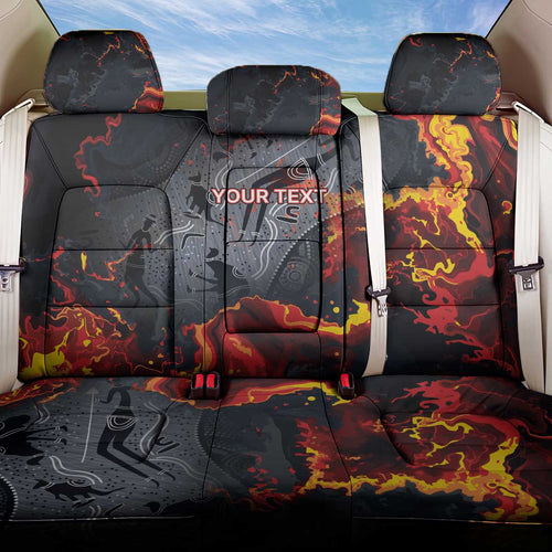 Australia Bushfire Aboriginal Personalised Back Car Seat Cover Fire Dreaming Healing Country - Aussie Hoodie