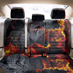 Australia Bushfire Aboriginal Personalised Back Car Seat Cover Fire Dreaming Healing Country - Aussie Hoodie