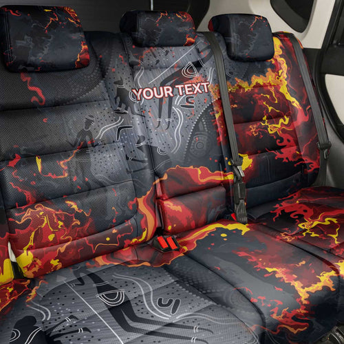 Australia Bushfire Aboriginal Personalised Back Car Seat Cover Fire Dreaming Healing Country - Aussie Hoodie
