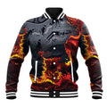Australia Bushfire Aboriginal Personalised Baseball Jacket Fire Dreaming Healing Country - Aussie Hoodie
