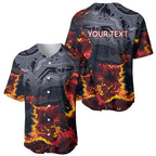 Australia Bushfire Aboriginal Personalised Baseball Jersey Fire Dreaming Healing Country - Aussie Hoodie