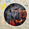 Australia Bushfire Aboriginal Personalised Beach Blanket Fire Dreaming Healing Country - Aussie Hoodie