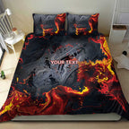 Australia Bushfire Aboriginal Personalised Bedding Set Fire Dreaming Healing Country - Aussie Hoodie