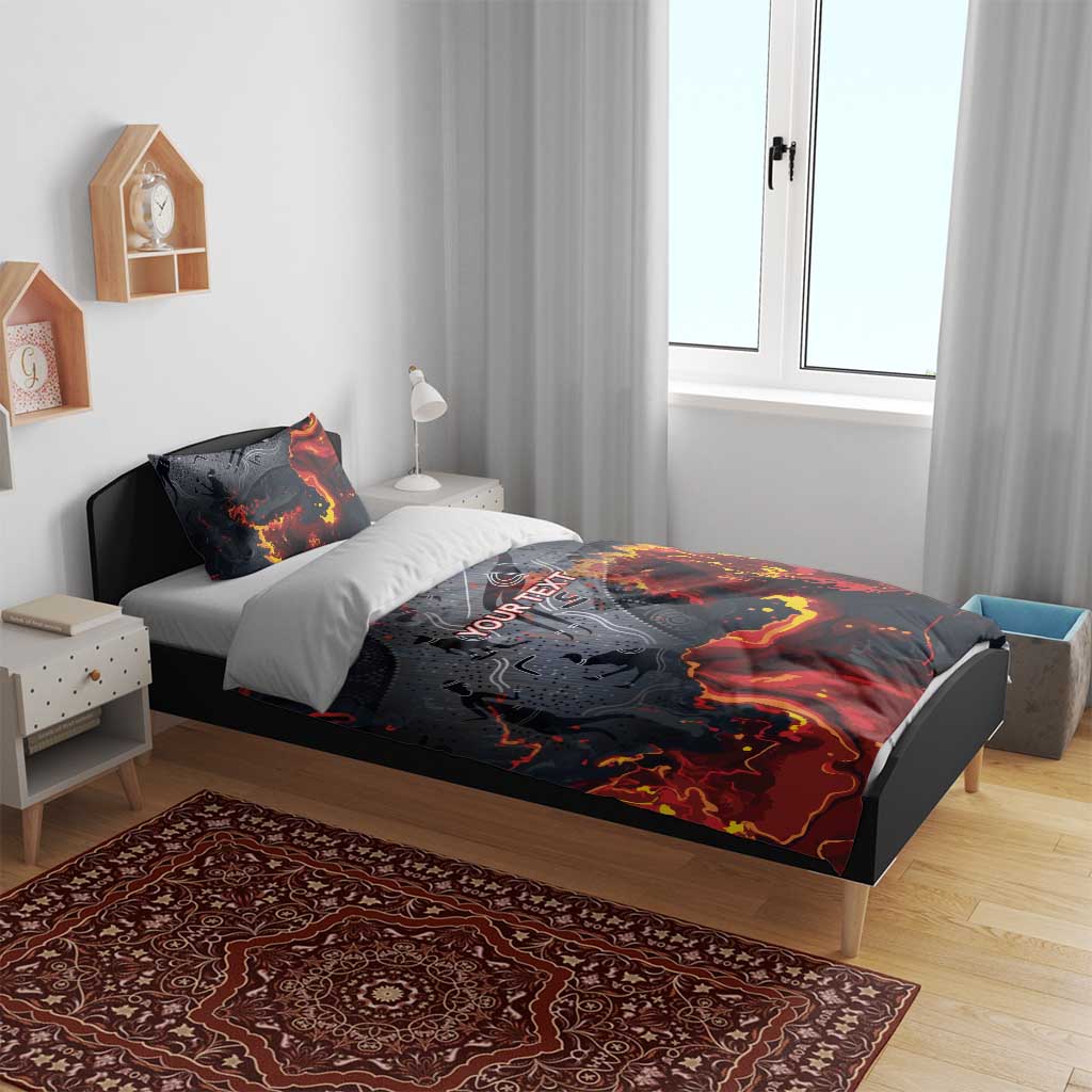 Australia Bushfire Aboriginal Personalised Bedding Set Fire Dreaming Healing Country - Aussie Hoodie