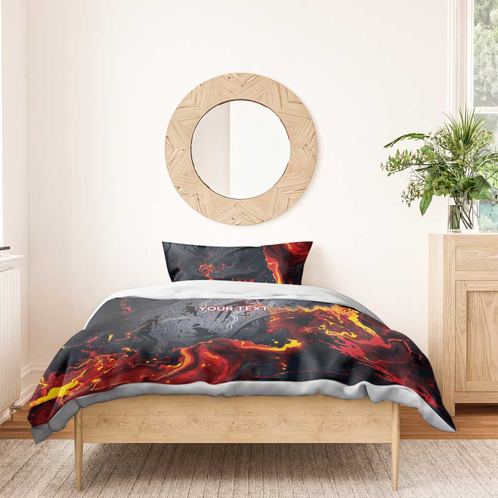 Australia Bushfire Aboriginal Personalised Bedding Set Fire Dreaming Healing Country - Aussie Hoodie