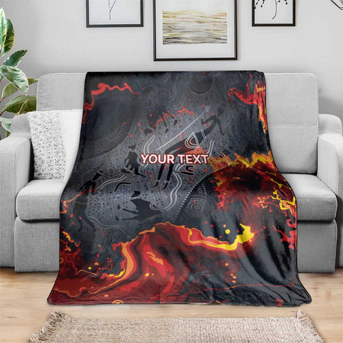 Australia Bushfire Aboriginal Personalised Blanket Fire Dreaming Healing Country - Aussie Hoodie
