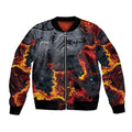 Australia Bushfire Aboriginal Personalised Bomber Jacket Fire Dreaming Healing Country - Aussie Hoodie