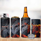 Australia Bushfire Aboriginal Personalised 4 in 1 Can Cooler Tumbler Fire Dreaming Healing Country - Aussie Hoodie