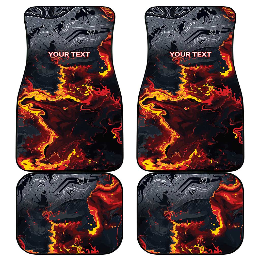 Australia Bushfire Aboriginal Personalised Car Mats Fire Dreaming Healing Country - Aussie Hoodie