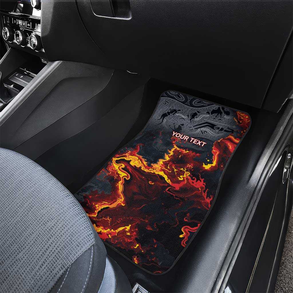 Australia Bushfire Aboriginal Personalised Car Mats Fire Dreaming Healing Country - Aussie Hoodie