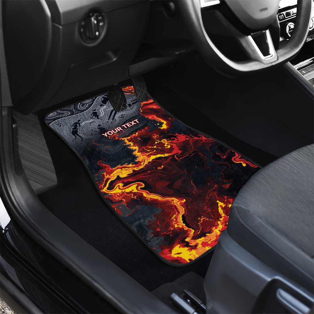 Australia Bushfire Aboriginal Personalised Car Mats Fire Dreaming Healing Country - Aussie Hoodie