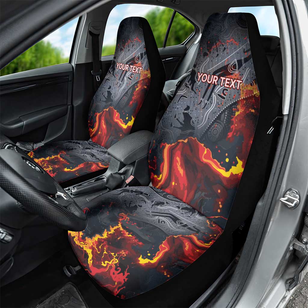 Australia Bushfire Aboriginal Personalised Car Seat Cover Fire Dreaming Healing Country - Aussie Hoodie